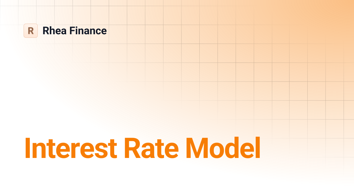 Interest Rate Model | Rhea Finance